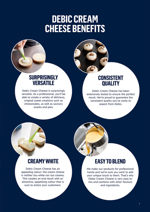 Debic Cream Cheese Made for Professional Hands - Page 1